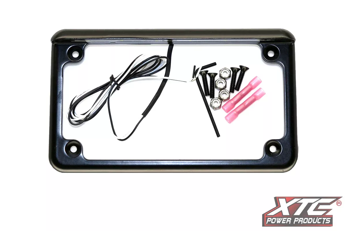 XTC POWER PRODUCTS License Plate W/ Led Universal-630-0109