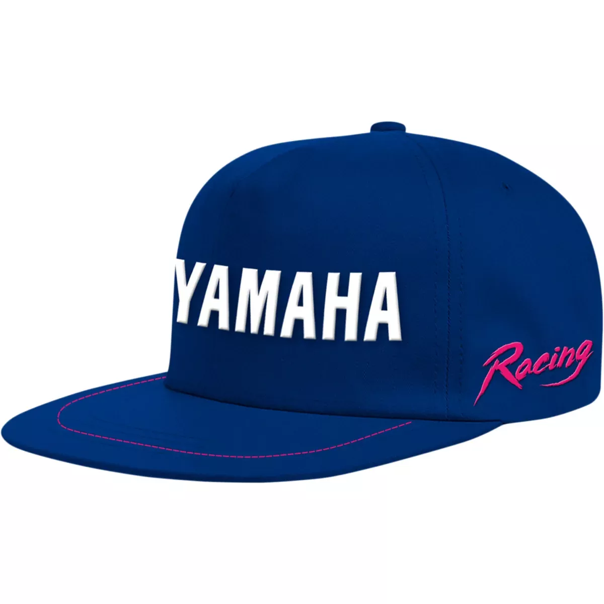 YAMAHA APPAREL 2501-3785 NP21A-H1804 Yamaha Flat Bill Hat Yamaha Motosport Racing Hat – Blue