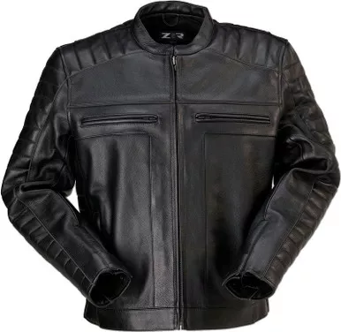 Z1R Artillery Black Leather Jacket