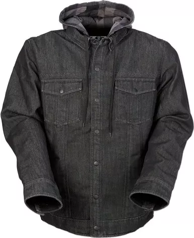 Z1R Mens Timber Black Gray Shirt