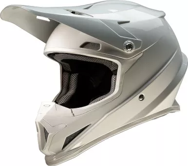 Z1R Rise Solid Gloss White Helmet