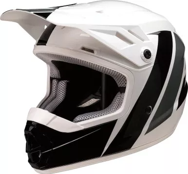 Z1R Youth Rise Evac Gloss White Black Gray Helmet